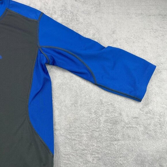 Nike Pro Combat Ken Griffey Baseball Shirt Fitted Mens Medium Blue 3/4 Swimgman - Picture 7 of 15